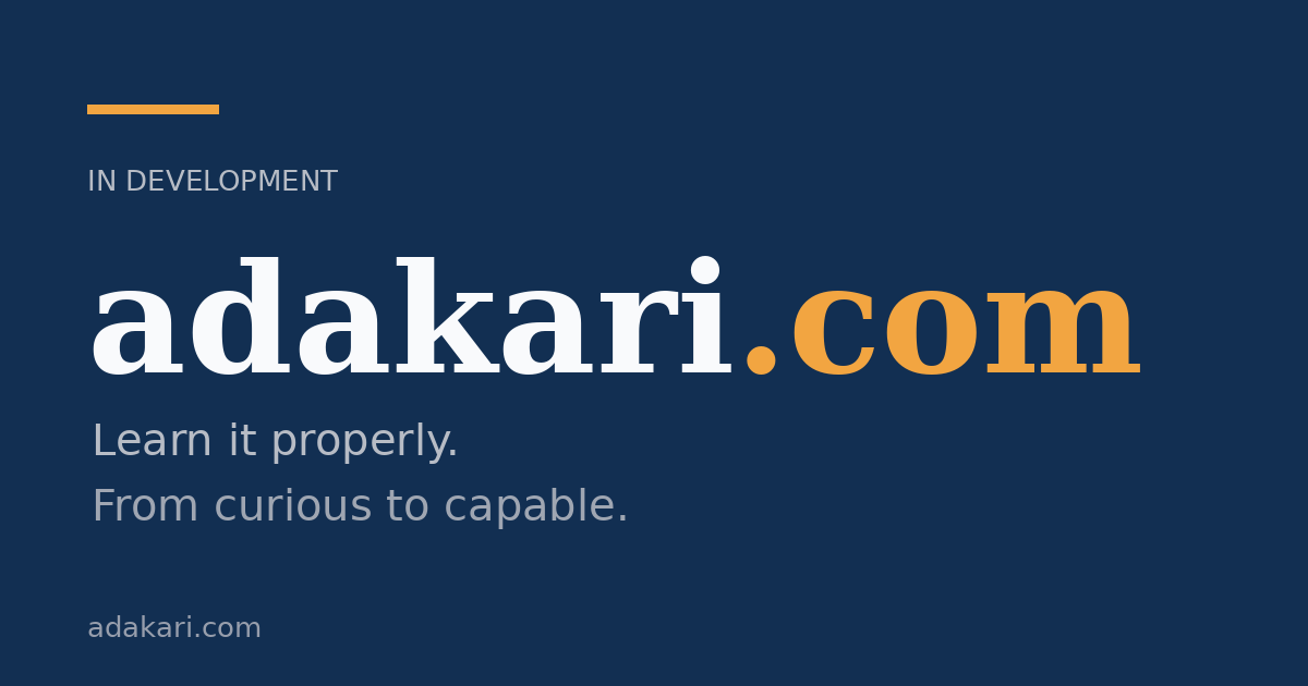 Link preview image for adakari.com